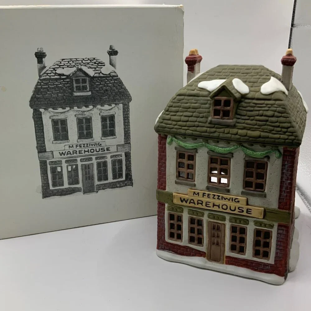 Department 56 Heritage Village Collections Dickens Fezziwig's Warehouse Building